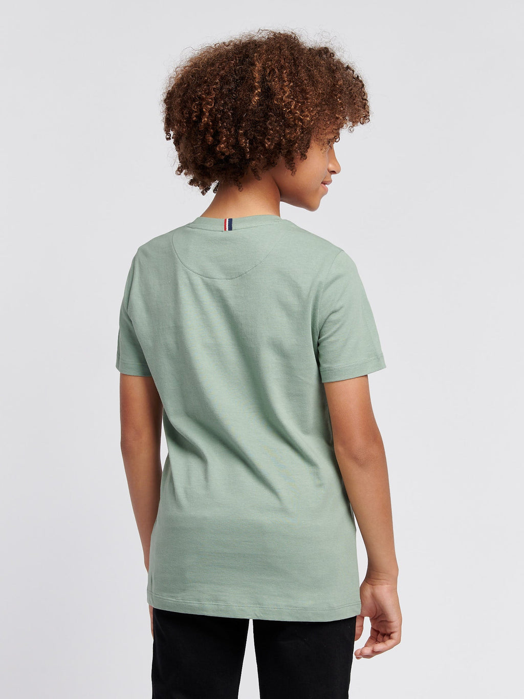 Boys Double Horsemen T- Shirt in Chinois Green