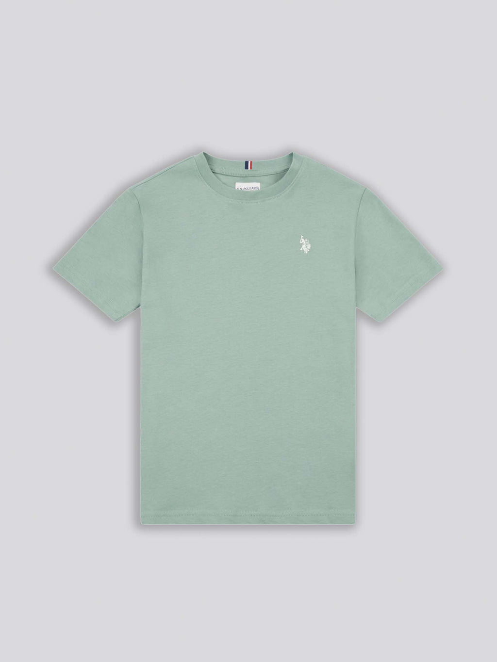 Boys Double Horsemen T- Shirt in Chinois Green