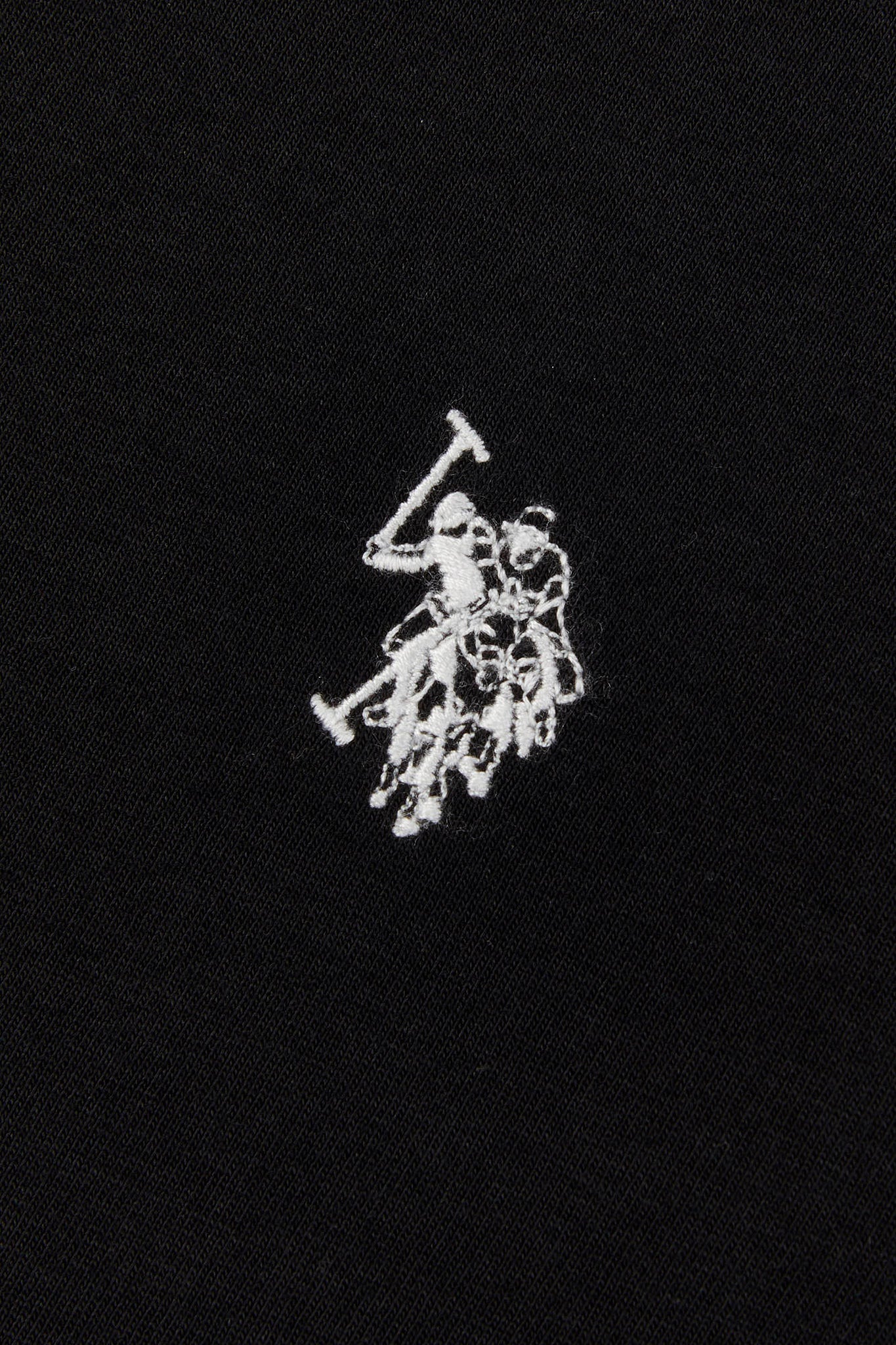 Boys Double Horsemen T- Shirt in Black Bright White DHM