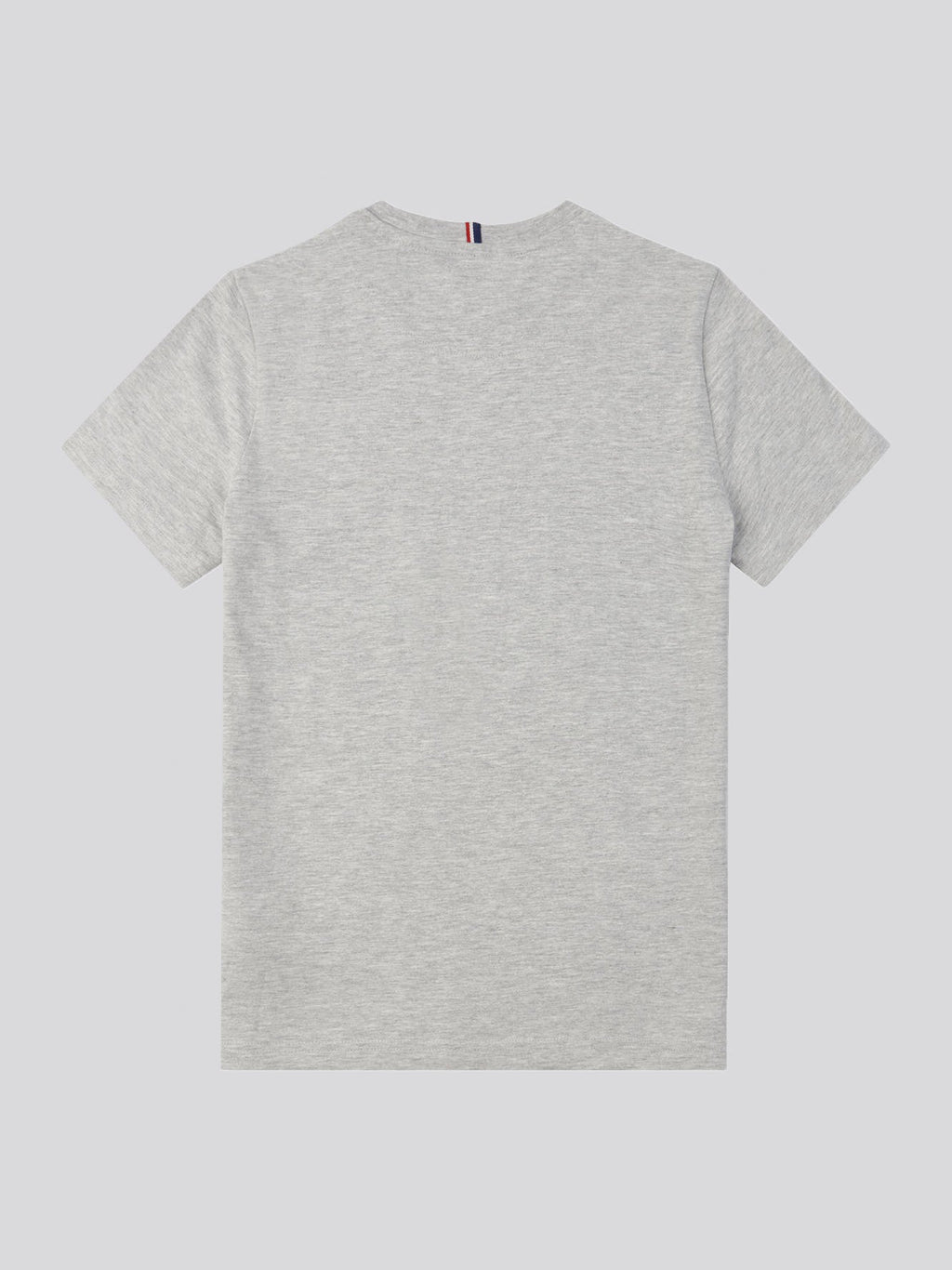 Boys Double Horsemen T- Shirt in Mid Grey Marl