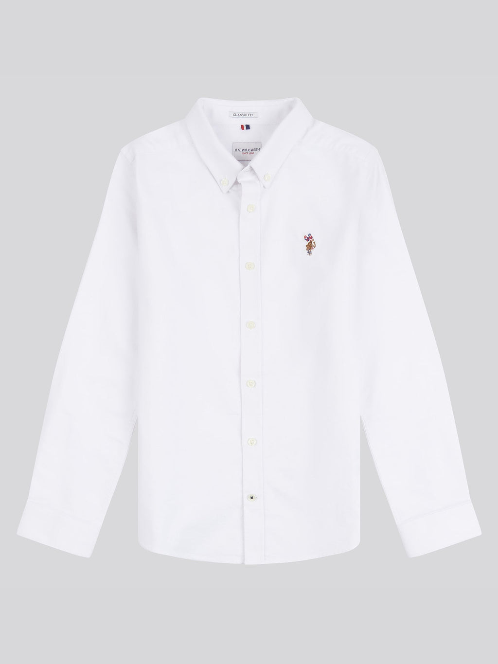 Boys Oxford Shirt in Bright White