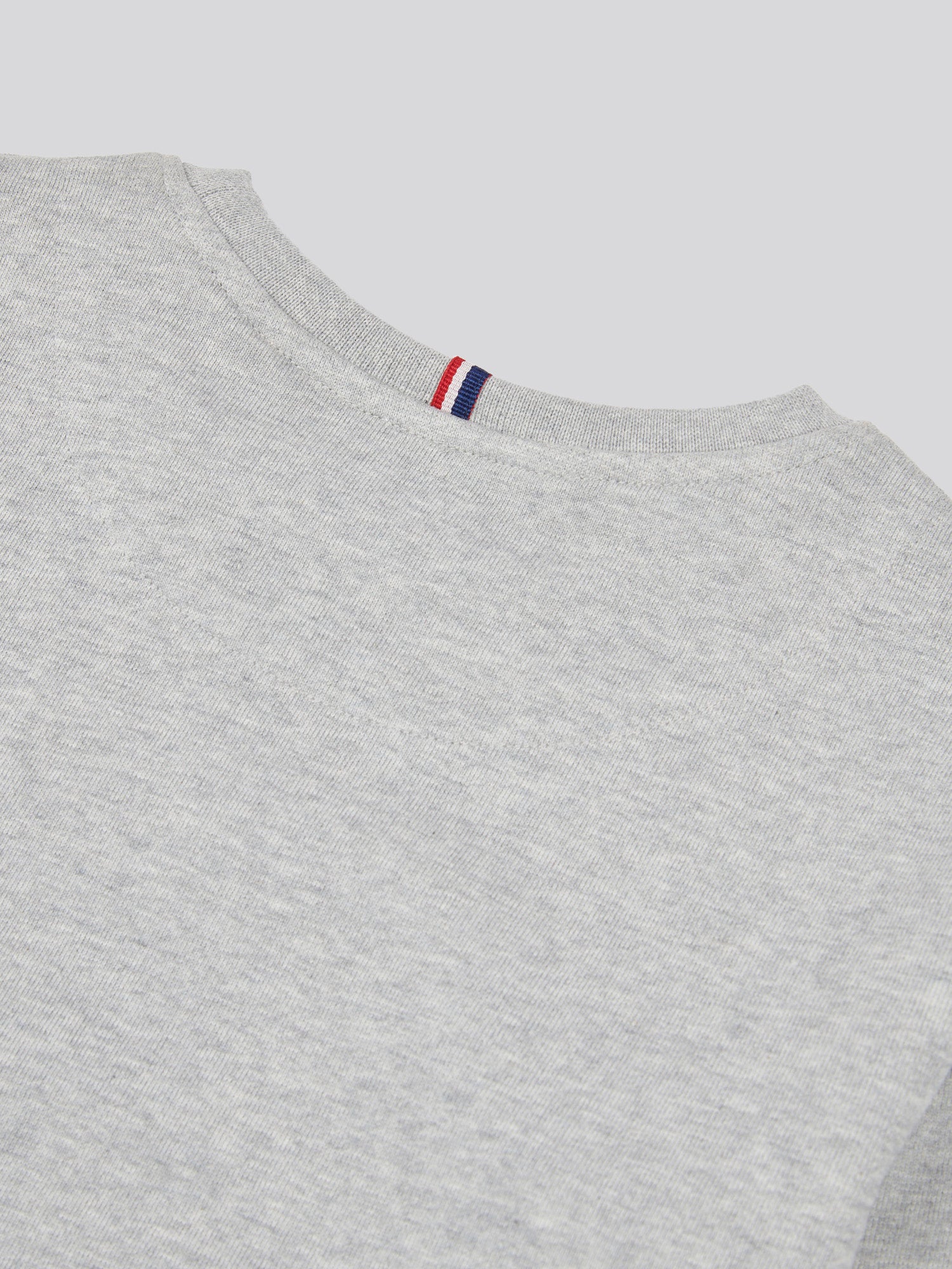 Boys Double Horsemen Crew in Mid Grey Marl