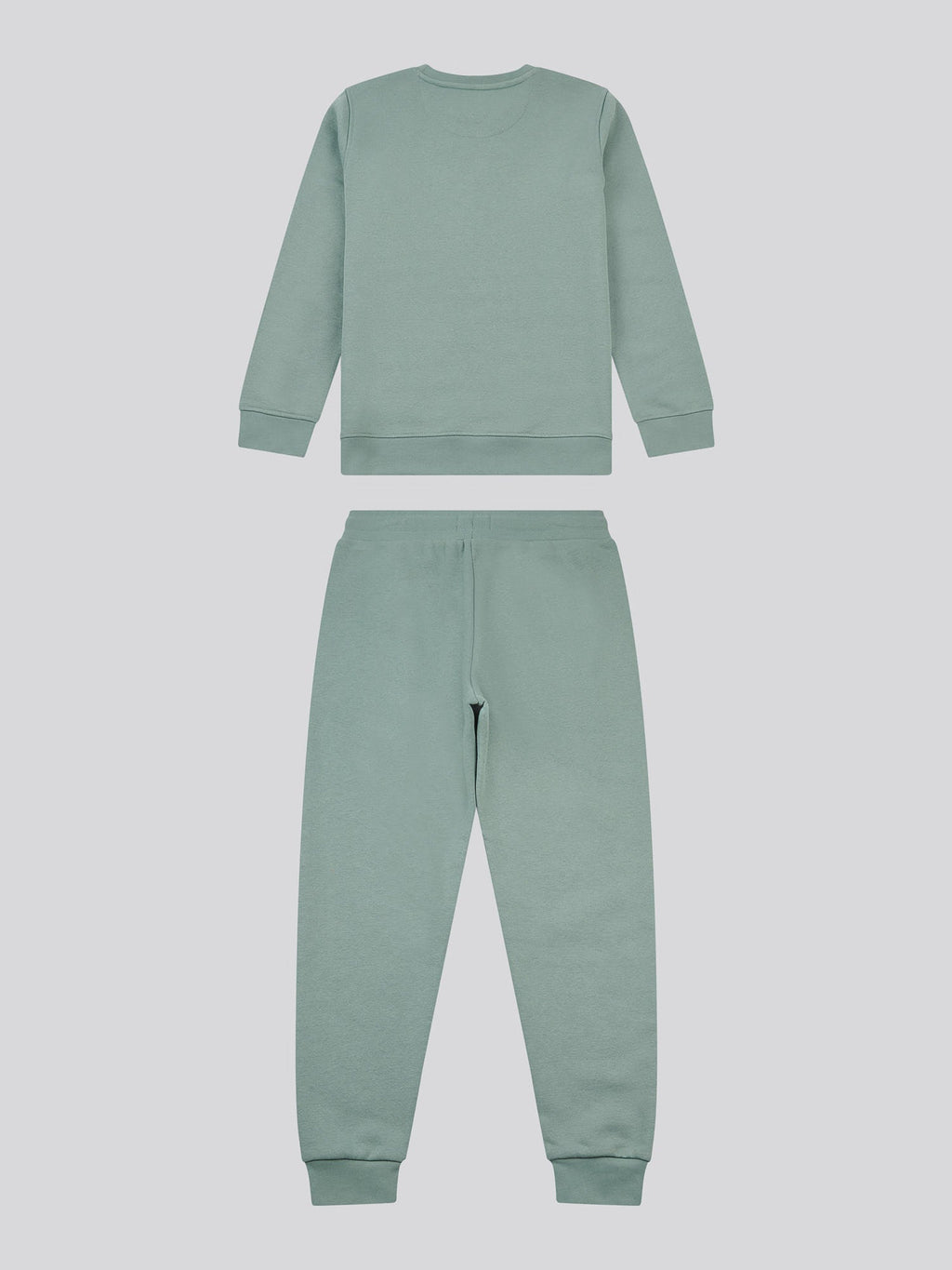 Boys Double Horsemen Crew & Jogger Set in Chinois Green
