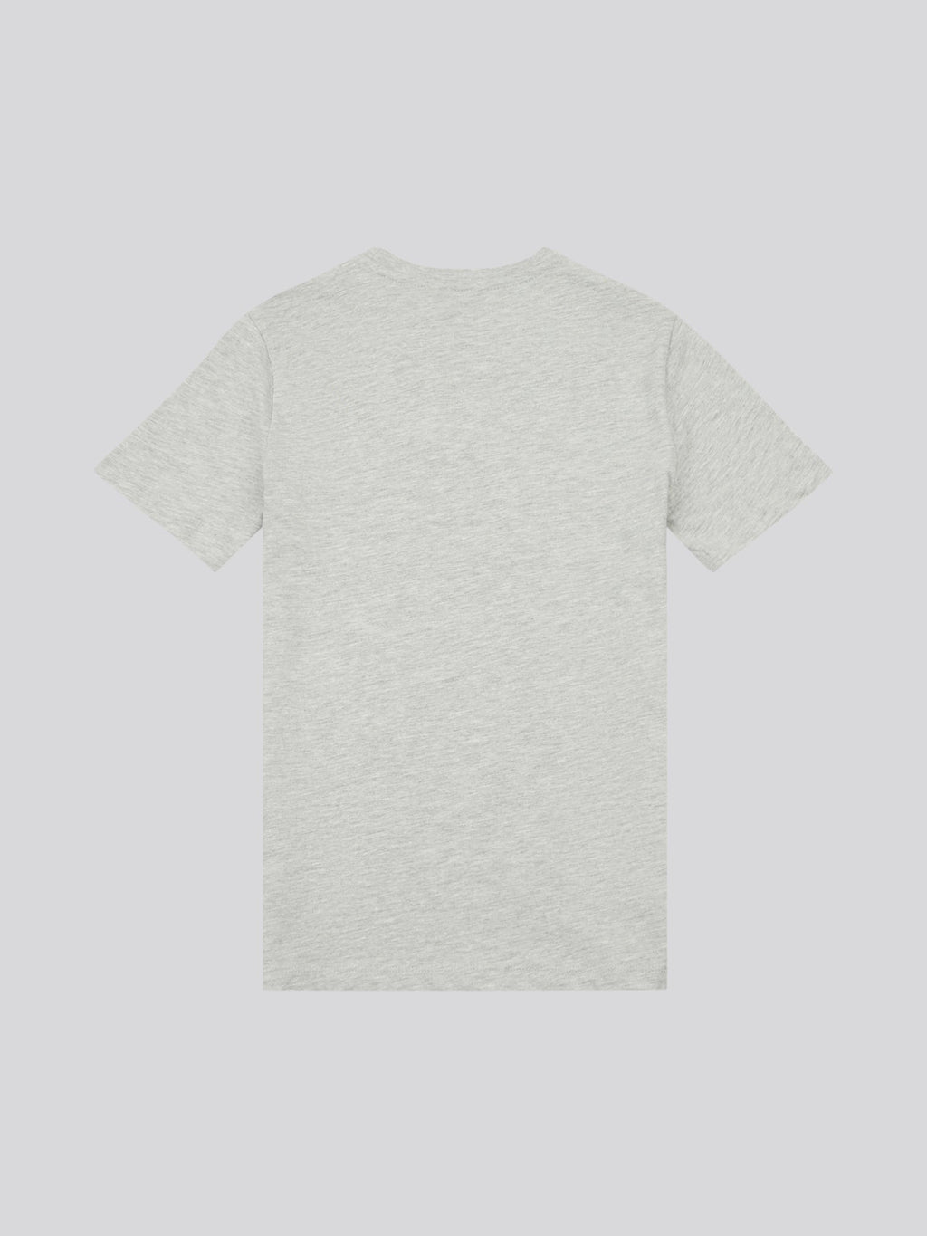 Boys Signature Arch Print T-Shirt in Mid Grey Marl