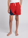 Boys Cut & Sew Swim Short Navy Blue
