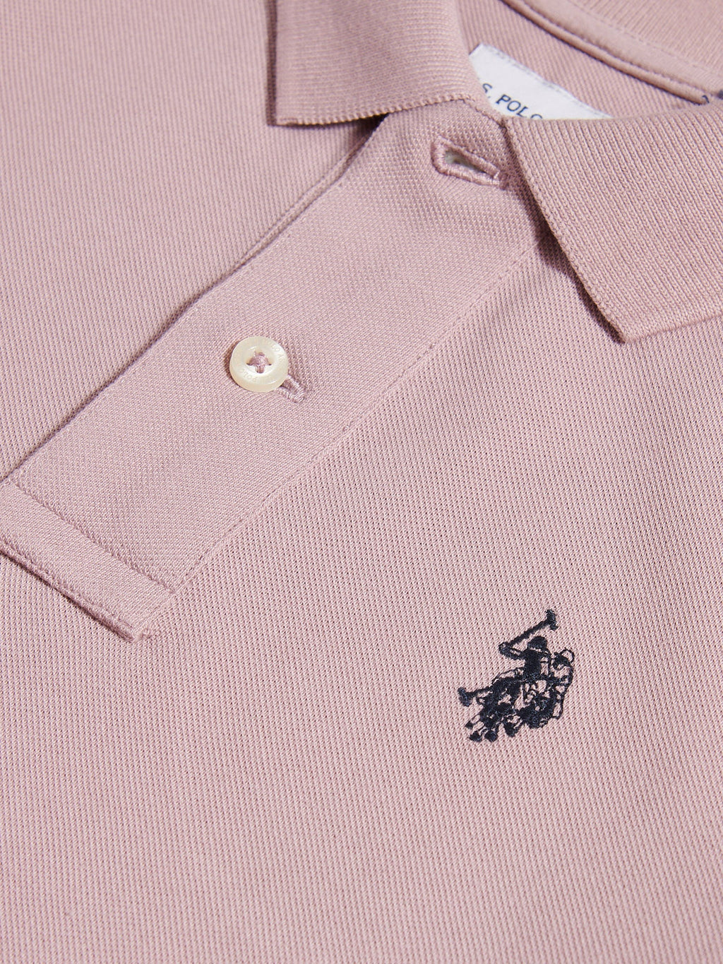 Boys Double Horsemen Polo Shirt Elderberry