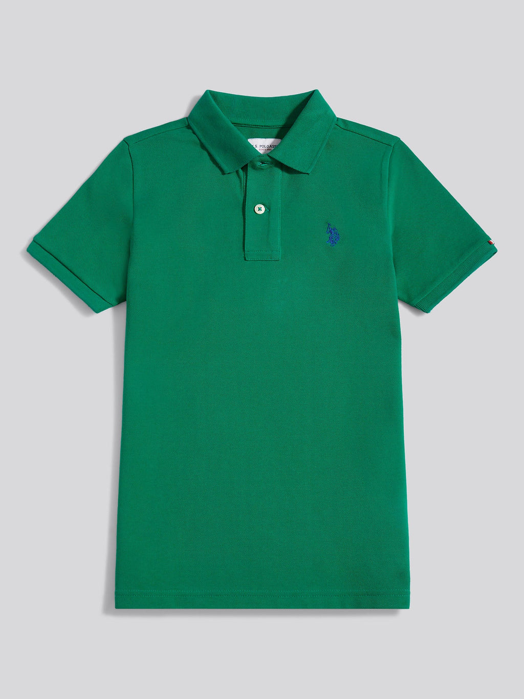 Boys Double Horsemen Polo Shirt Lush Meadow