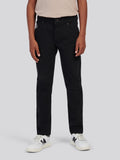 Boys Core 5 Pocket Trouser in Black Bright White DHM