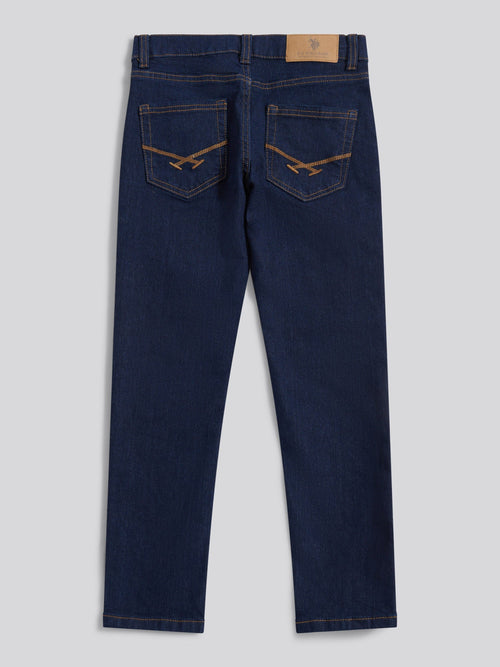 Boys Classic Fit Jean in Rinse Wash
