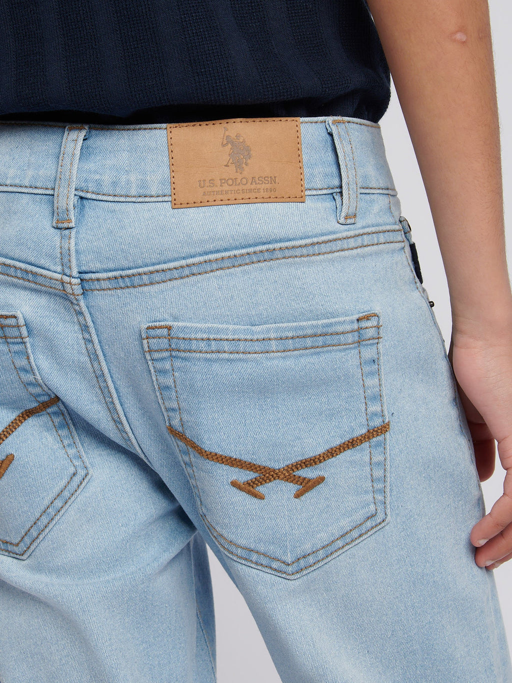 Boys Classic Fit Jean in Mid Wash