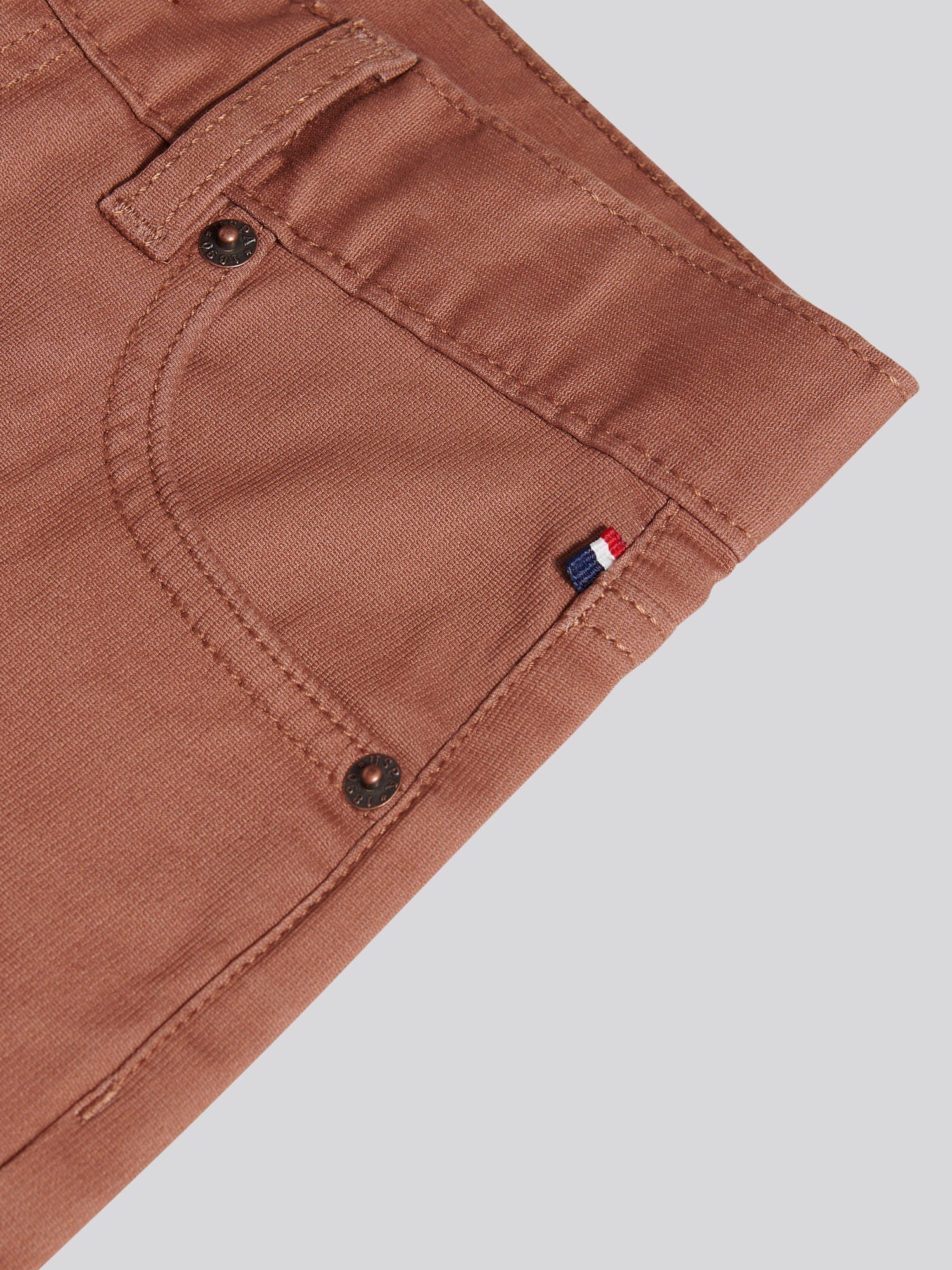 Boys Bedford Cord 5 Pocket Trouser in Rawhide