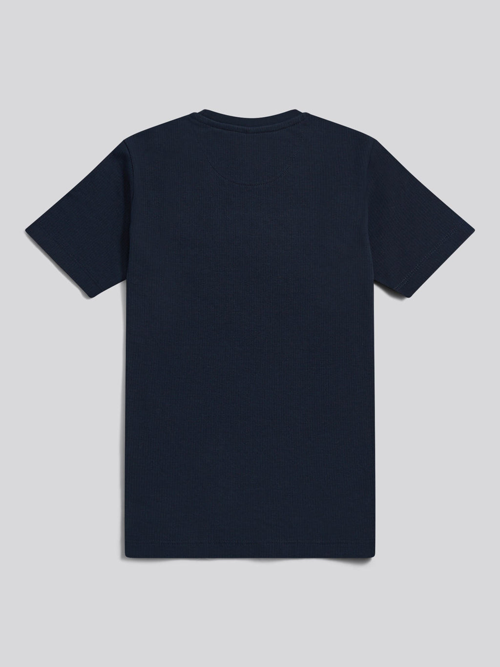 Boys Vertical Texture T-Shirt Dark Sapphire Navy / Moonlight Blue DHM