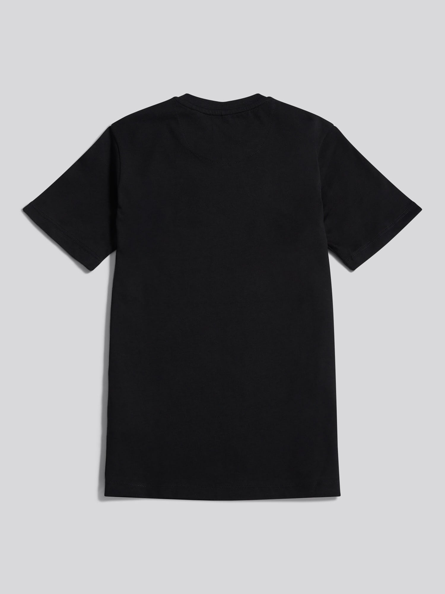 Boys Double Horsemen Graphic T-Shirt in Black