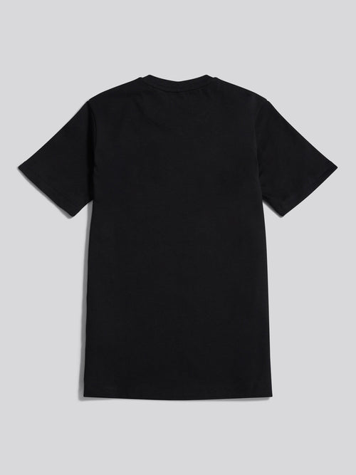 Boys Double Horsemen Graphic T-Shirt in Black