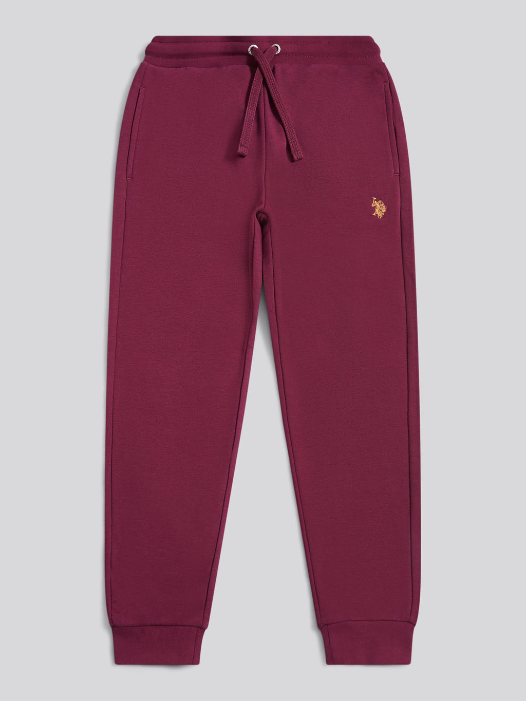 Boys Double Horsemen Loopback Jogger Grape Wine