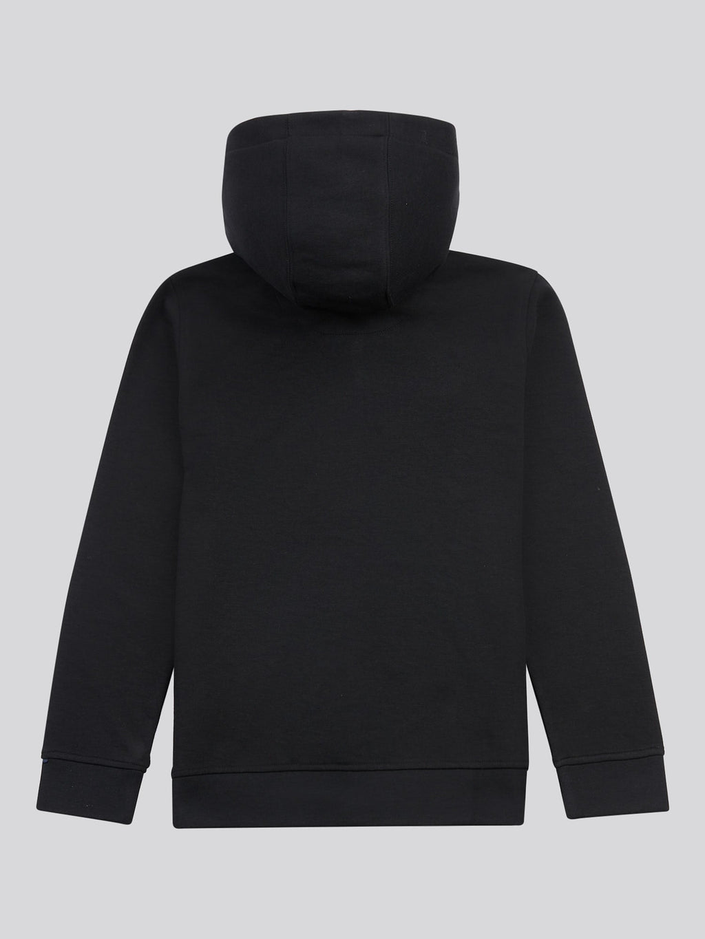 Boys Double Horsemen Zip Hoodie Black Bright White DHM