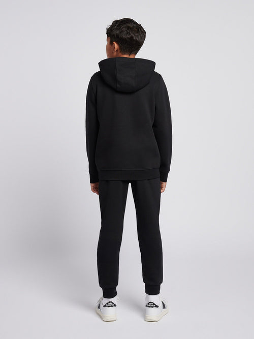 Boys Circle Graphic Hoodie & Jogger Set in Black