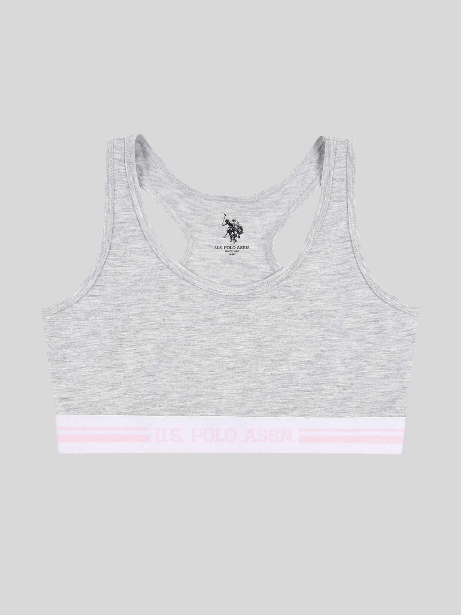 Girls 2 Pack Crop Tops in Pink