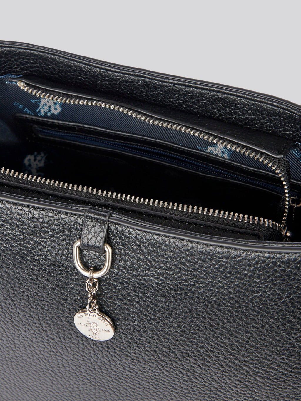 U.S. Polo Assn. Womens Breezy Hobo Bag in Black