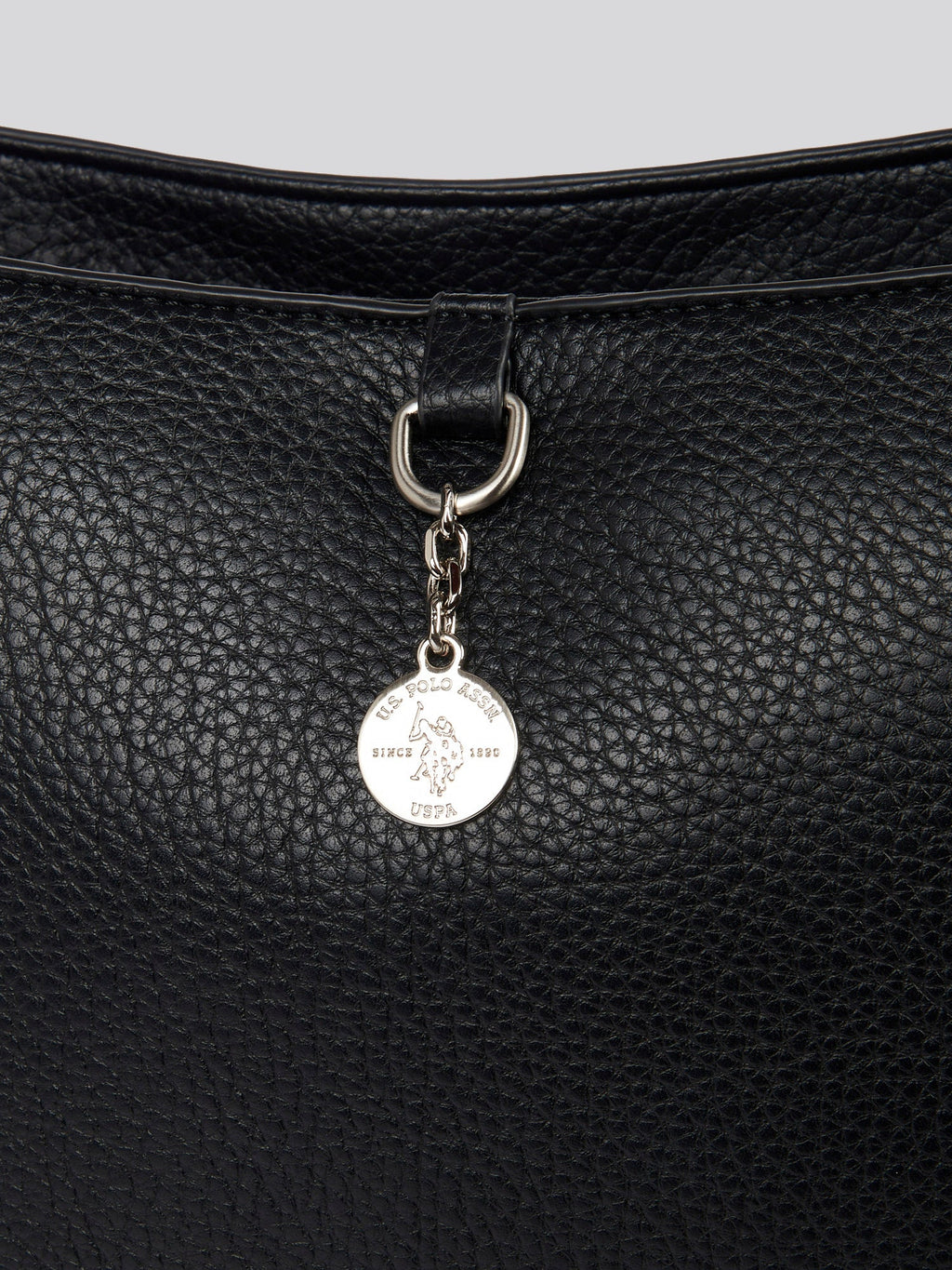 U.S. Polo Assn. Womens Breezy Hobo Bag in Black