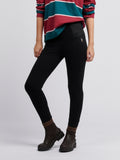 Womens Elastic Waistband Legging Black