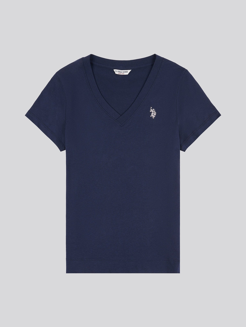 Womens V-Neck T-Shirt Navy Iris