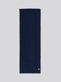 Womens Hanging Signature Cable Knit Scarf in Navy Iris