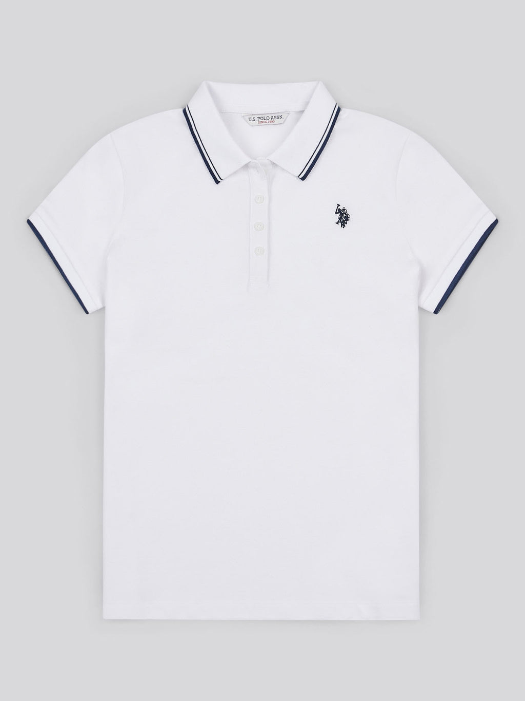 Womens Polo Shirt Bright White