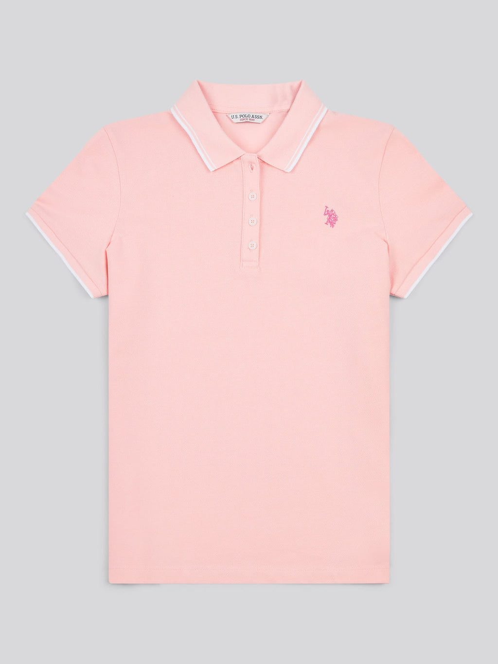 Womens Polo Shirt Crystal Rose
