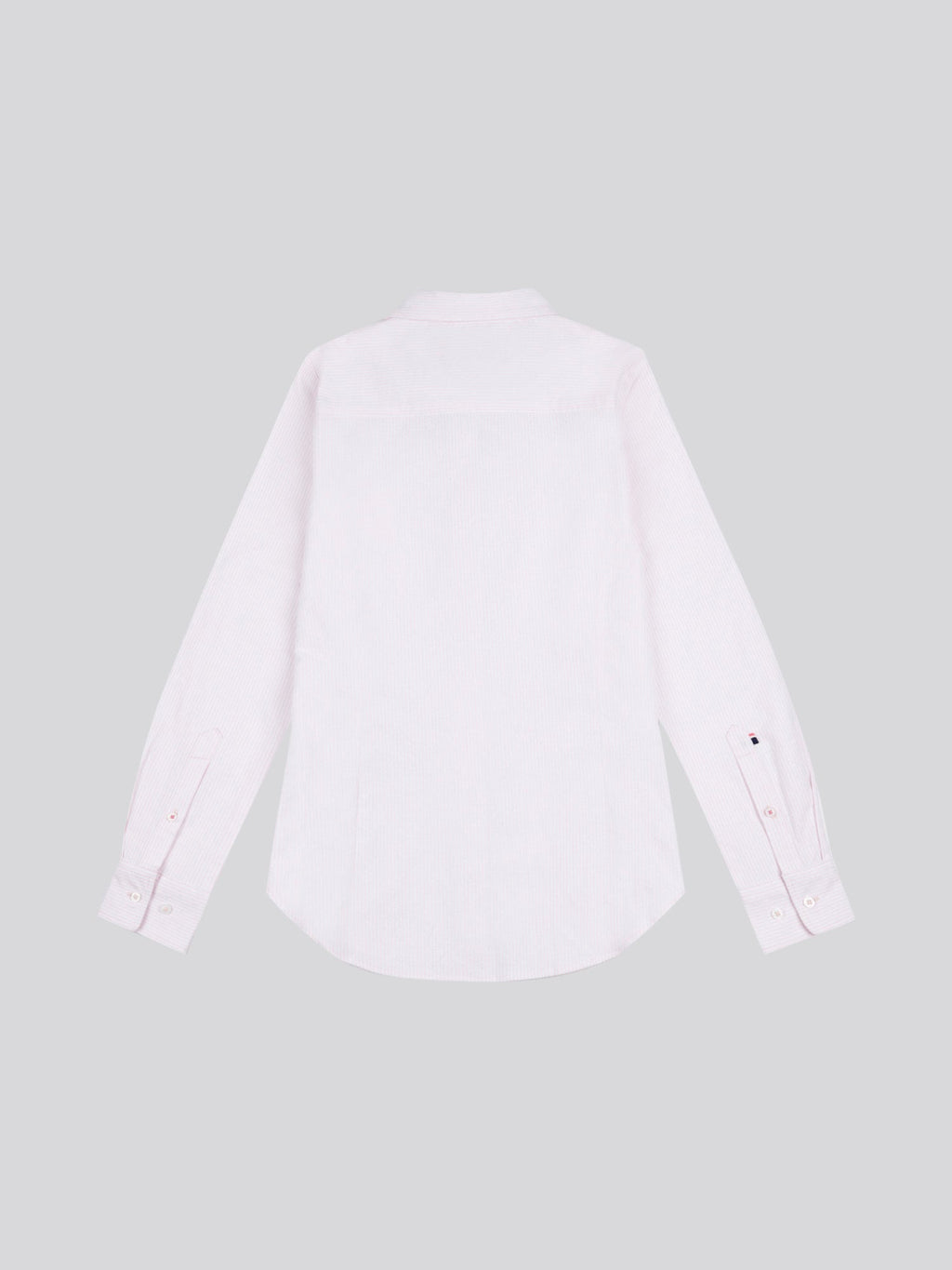 Womens Stripe Stretch Classic Fit Oxford Shirt Crystal Rose