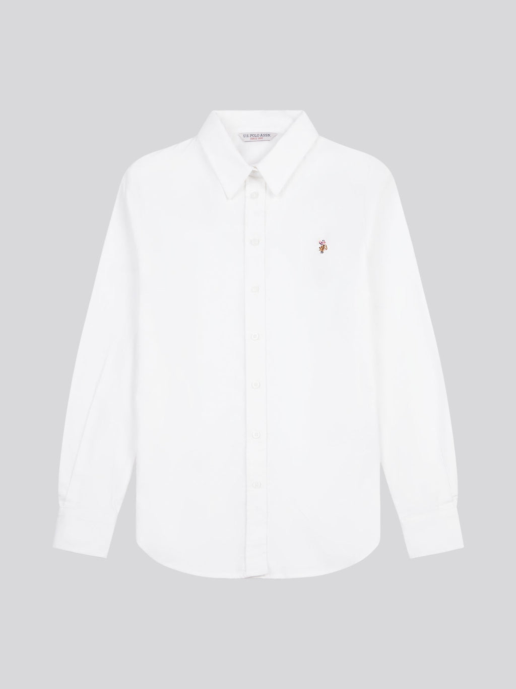 Womens Stretch Classic Fit Oxford Shirt in Bright White