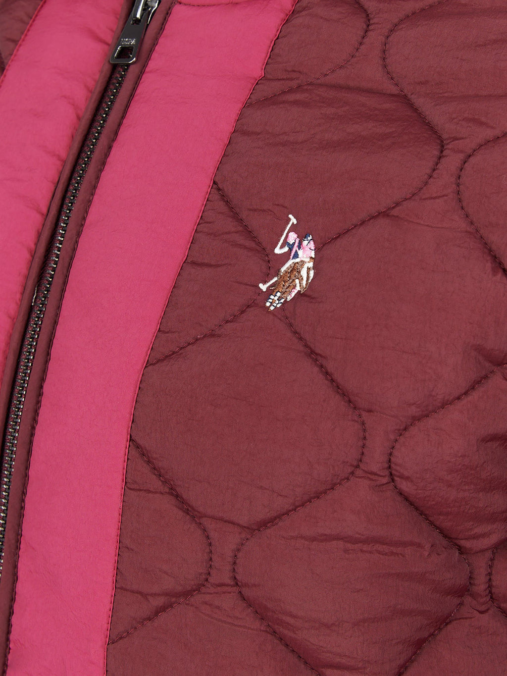Womens Contrast Bomber Jacket in Fig
