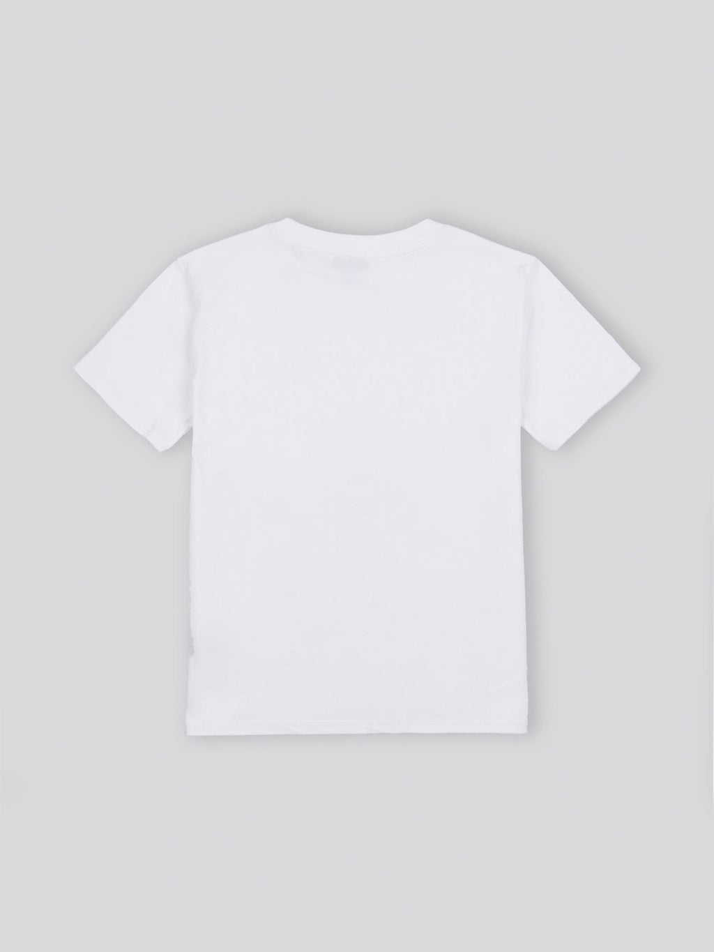 Womens Double Horsemen Print Crew Neck T-Shirt in Bright White
