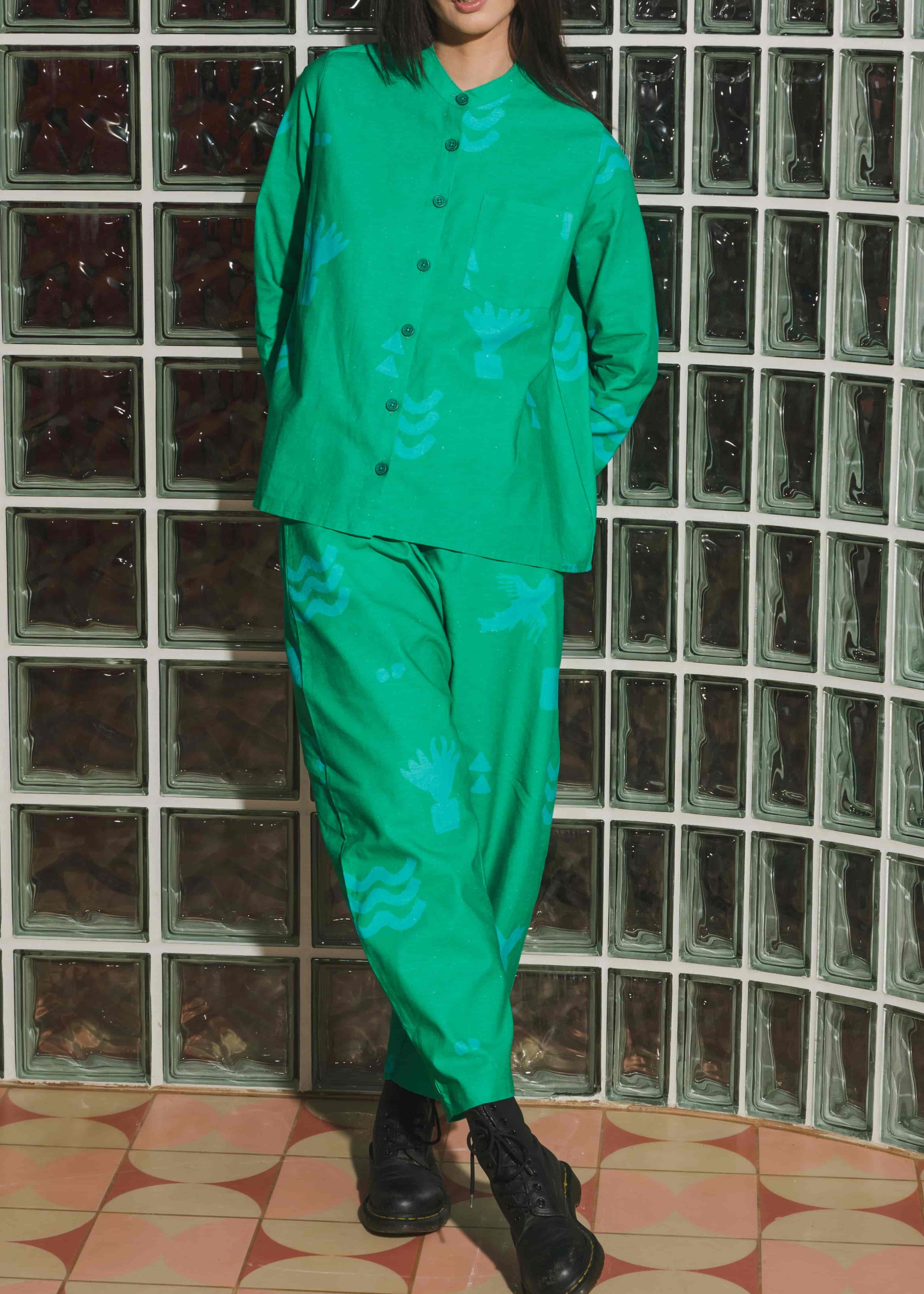 Organic Cotton and Linen Balloon Trousers
