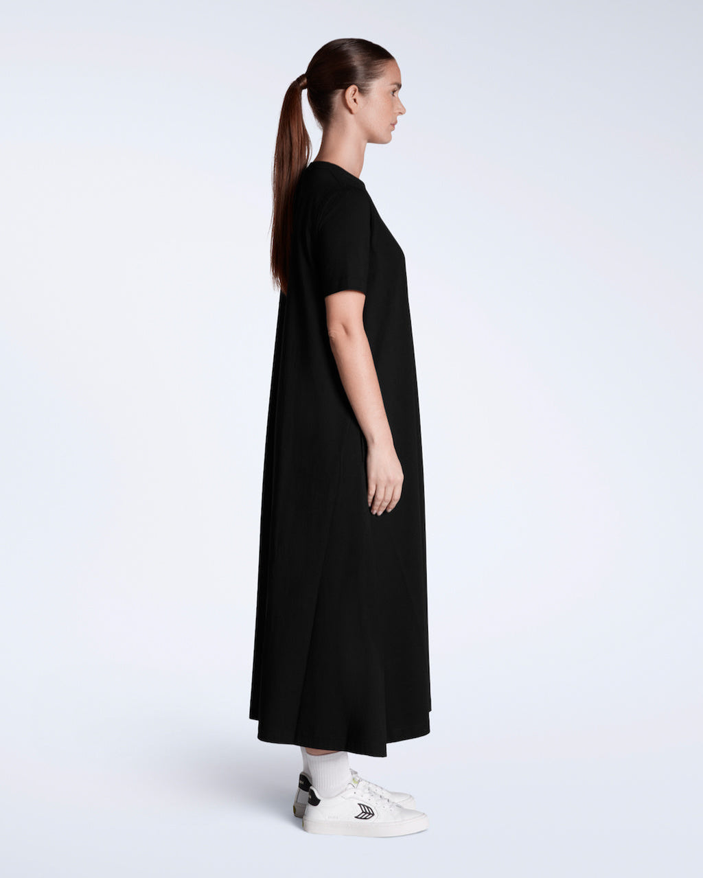 Long Line Organic T-Shirt Dress