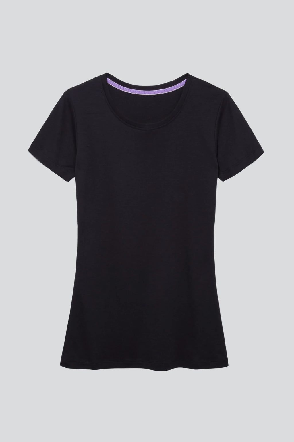 Short Sleeve Crew Neck Cotton Modal Blend T-shirt
