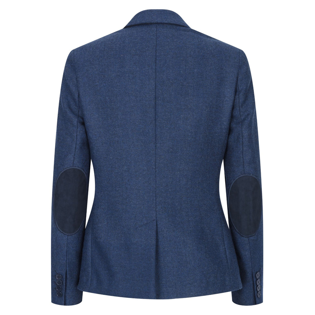 wsn02 - Women's Tweed Navy Blue Blazer Waistcoat & Trousers 1920s Suit